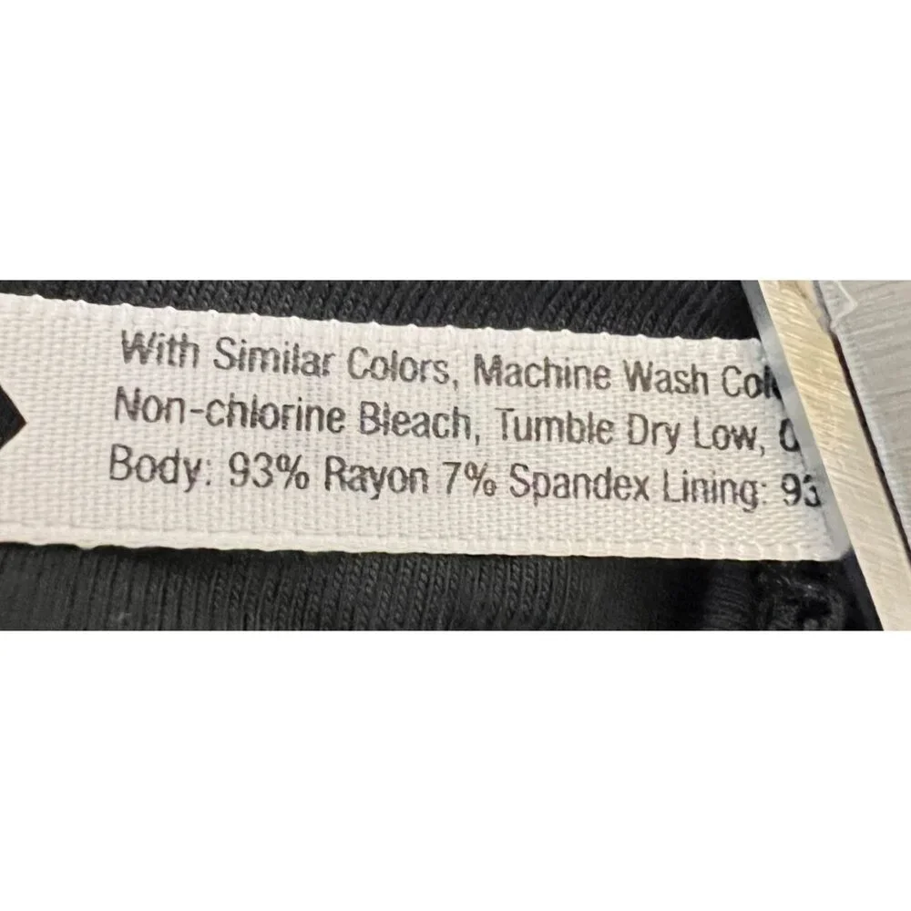 Soma Cool Nights Lace Trim Chemise Floating Hearts Black Size XL NWT Nightgown - Picture 5 of 10